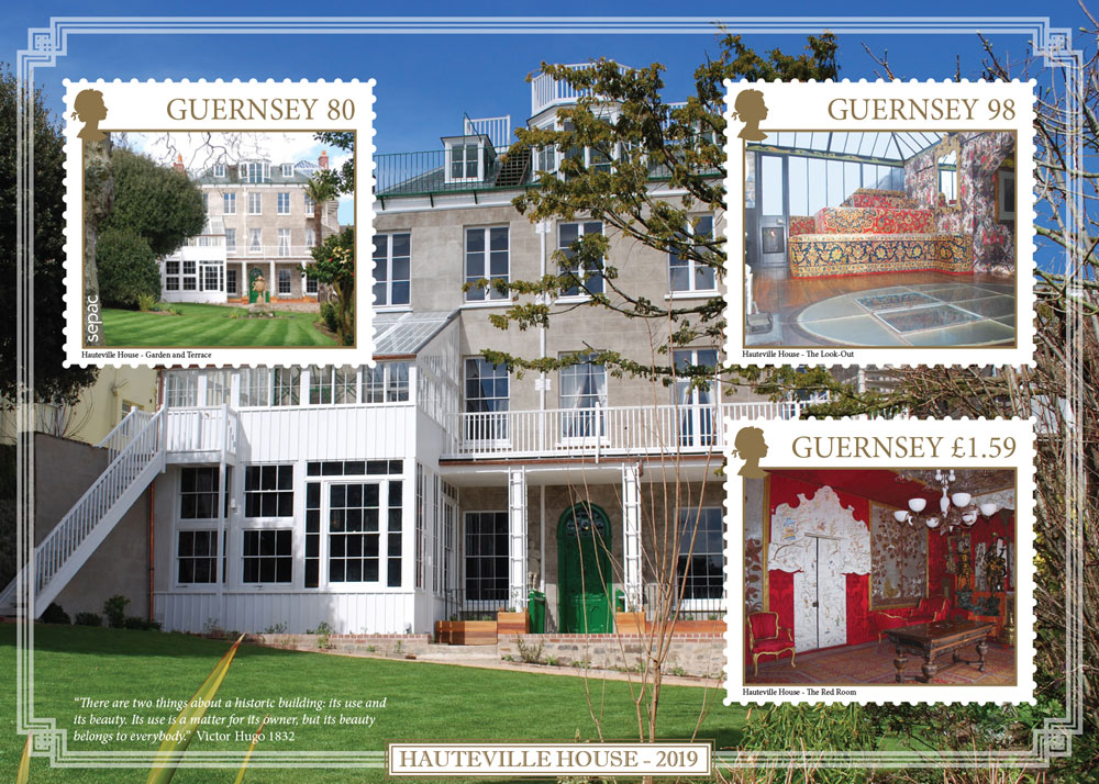 Guernsey Stamps to depict Victor Hugo's former home